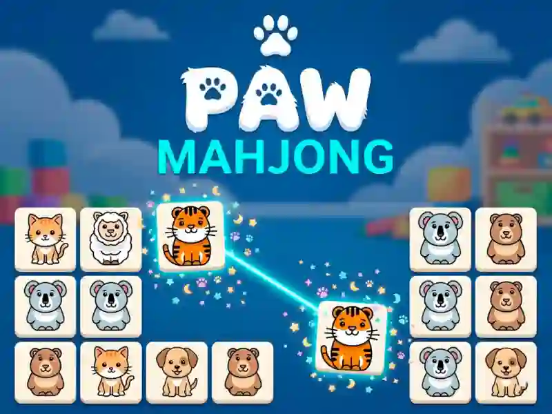 Mchezo Paw Mahjong online