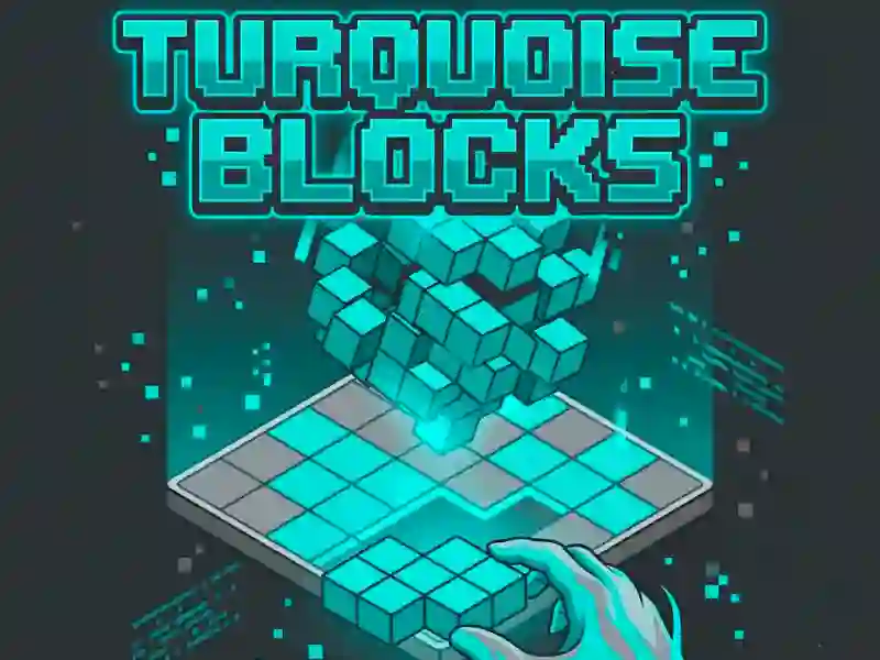 Mchezo Turquoise Blocks online