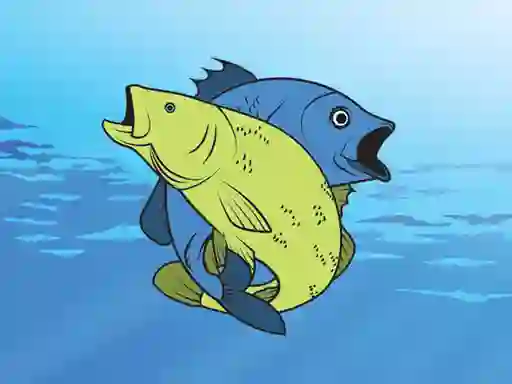 Mchezo Friendly Fish Coloring online