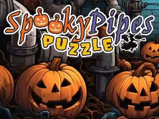 Mchezo Spooky Pipes Puzzle online