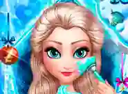 Mchezo Ice Queen New Year Makeover online