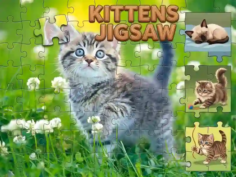 Mchezo Kittens Jigsaw online