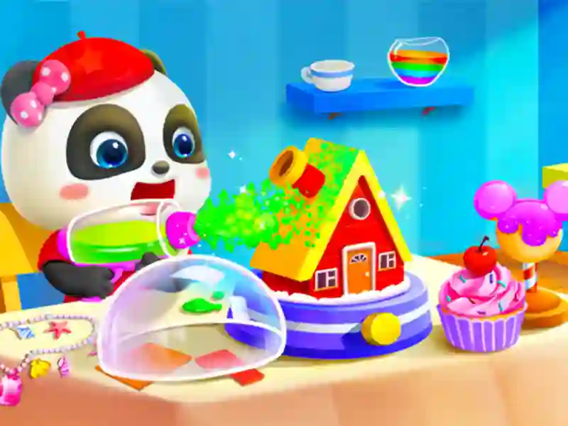 Mchezo Baby Panda Kids Crafts DIY online
