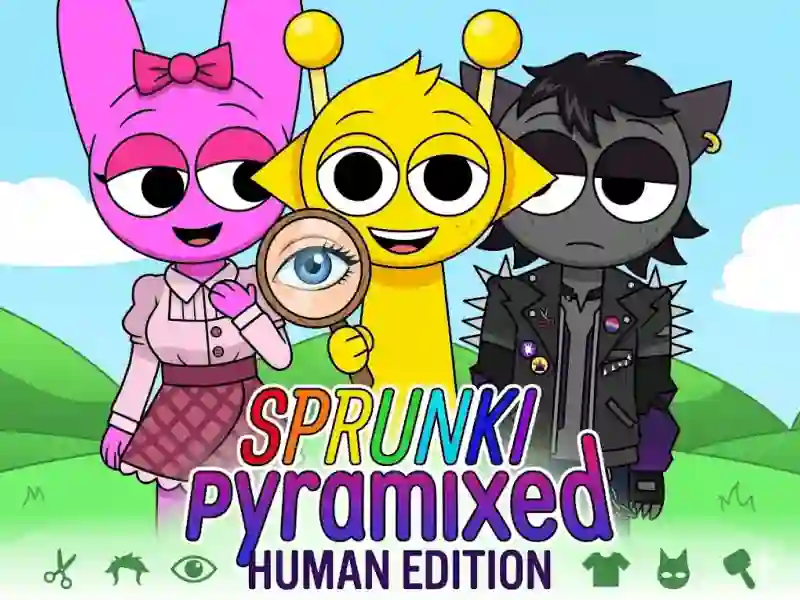 Mchezo Sprunki Pyramixed: Human Edition online