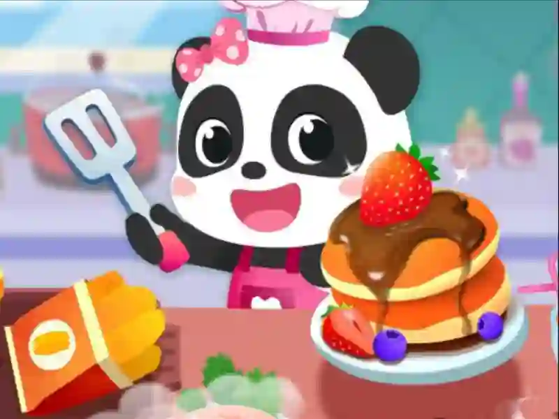 Mchezo Baby Panda Breakfast Cooking online