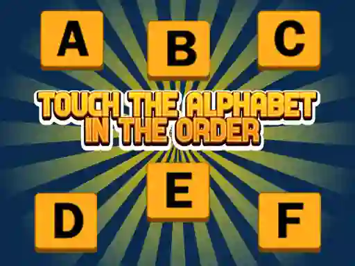 Mchezo Touch The Alphabet In The Oder online