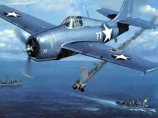 Mchezo Aviation Art Air Combat Puzzle online