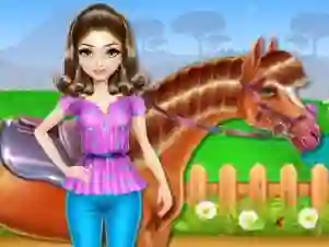 Mchezo Horse Care and Riding online