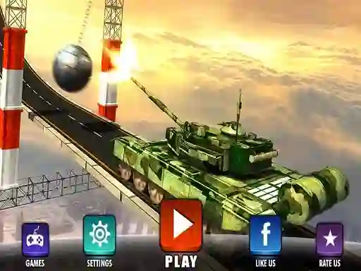 Mchezo Impossible Army Tank Driving Simulator Tracks online