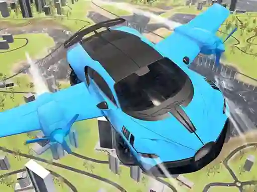 Mchezo Real Sports Flying Car 3d online
