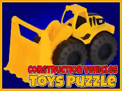 Mchezo Construction Vehicles Toys Puzzle online