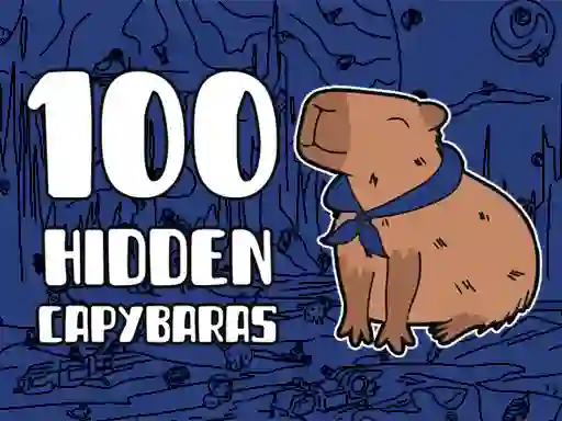 Mchezo 100 Hidden Capybaras online
