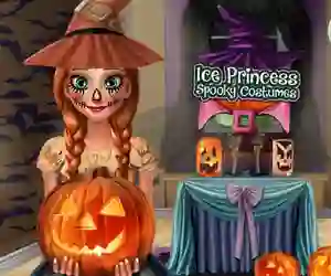 Mchezo Ice Princess Spooky Costumes online