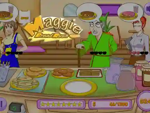 Mchezo Maggie Bread Rush online