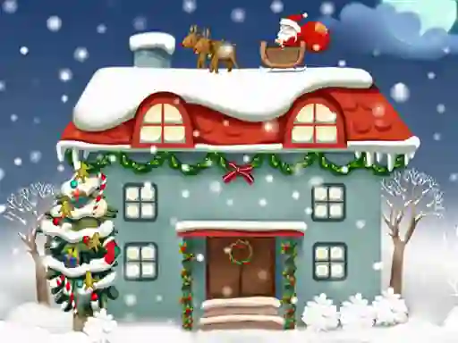 Mchezo Christmas Rooms Differences online