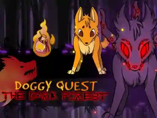 Mchezo Doggy Quest The Dark Forest online