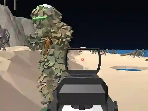Mchezo Beach Assault Gungame Survival online