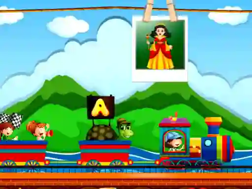 Mchezo Alphabetic train online