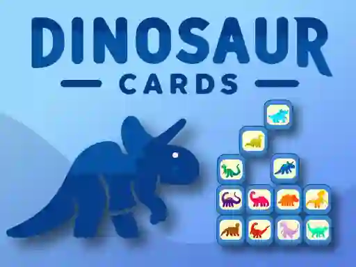 Mchezo Dinosaur Cards online