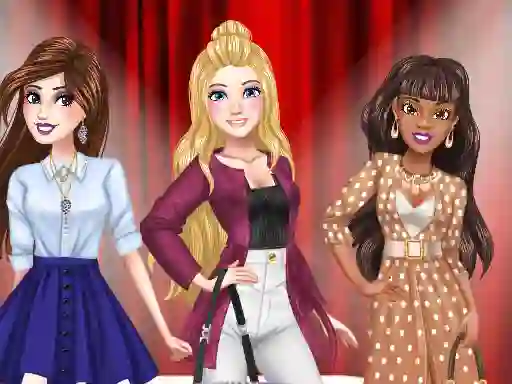 Mchezo Blondie and Friends Summer Fashion Show online