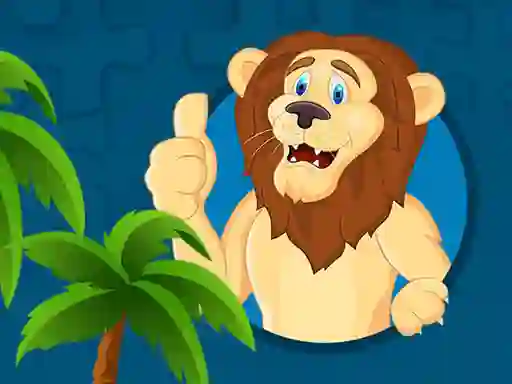 Mchezo Strong Lions Jigsaw online