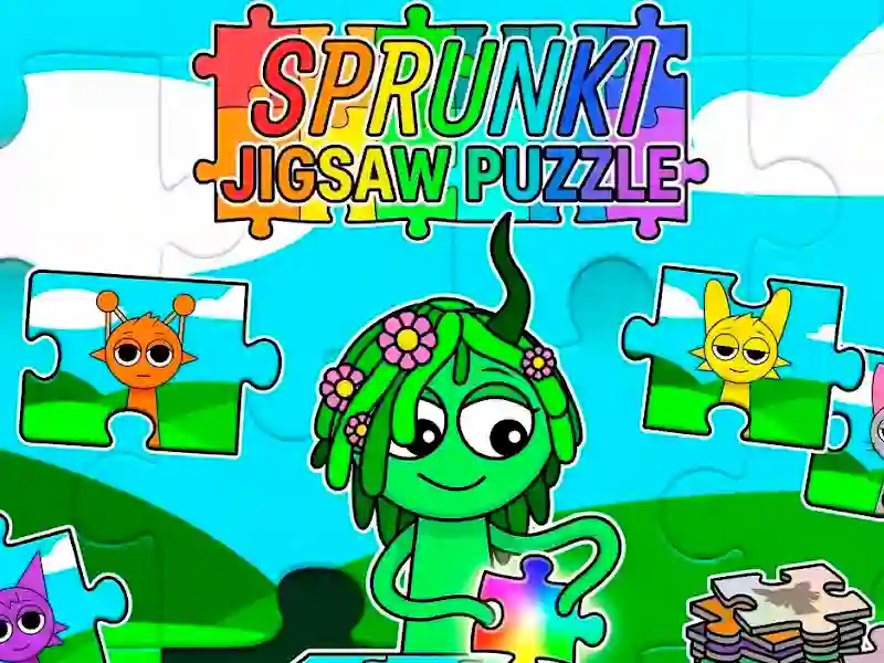 Mchezo Sprunki Jigsaw Puzzle online