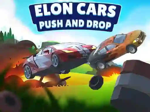 Mchezo Elon Cars: Push and Drop online