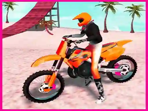 Mchezo Motocross Beach Jumping Bike Stunt online