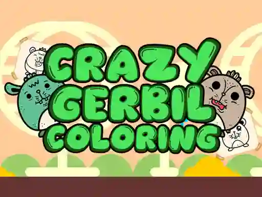 Mchezo Crazy Gerbil Coloring online