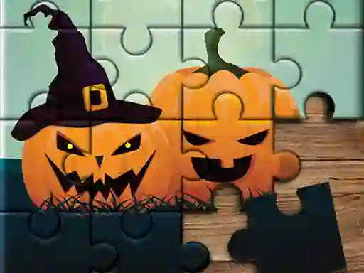 Mchezo Halloween Puzzle online