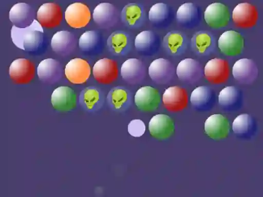 Mchezo Aliens Bubble Shooter online
