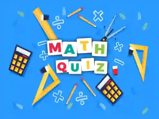 Mchezo Math Quiz Game online