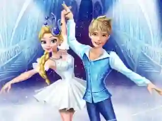 Mchezo Elsa and Jack Ice Ballet Show online