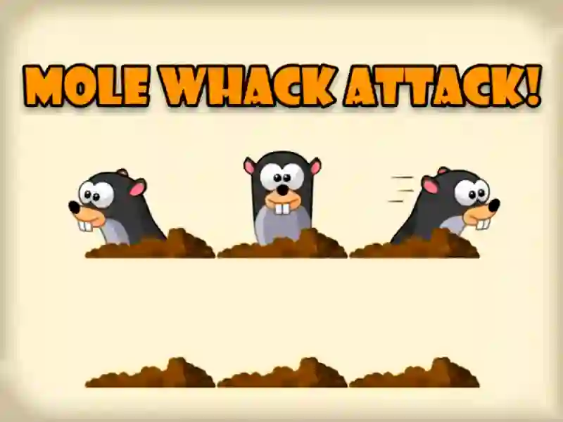 Mchezo Mole Whack Attack online
