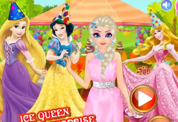 Mchezo Ice Queen Birthday Surprise online