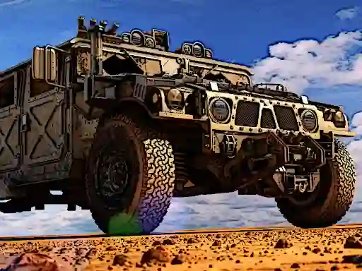 Mchezo Military Transport Vehicle online