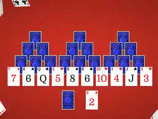 Mchezo Tripeaks Solitaire online