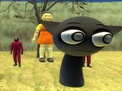 Mchezo Squid Game Sprunki Hide online