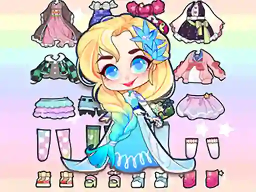 Mchezo Hair Doll Dress Up World online