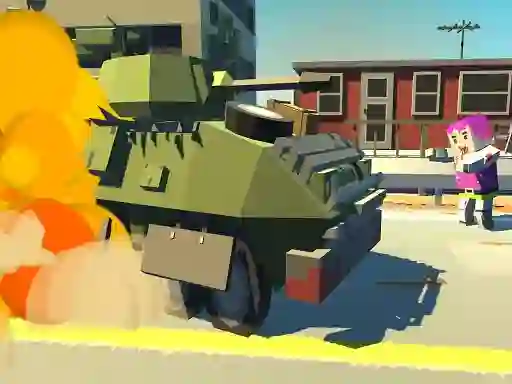 Mchezo Tank vs Zombie online