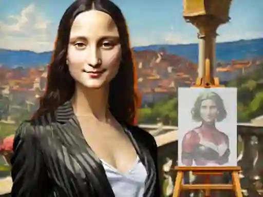 Mchezo Mona Lisa Fashion Experiments online