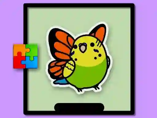 Mchezo Cute Budgie Puzzle online