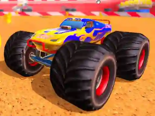 Mchezo Monster truck Offroad Stunts online