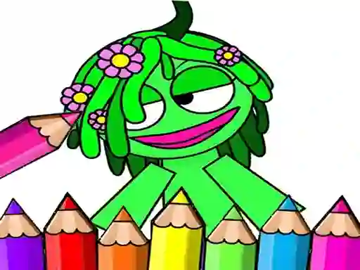 Mchezo Sprunki Coloring Music Anime online