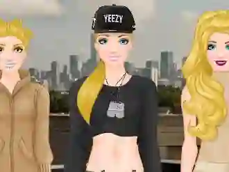 Mchezo Barbies Yeezy Line online