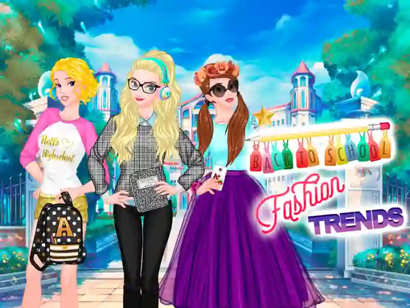 Mchezo Back To School Fashion Trends online