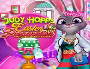 Mchezo Judy Hopps Easter Preparation online