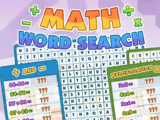 Mchezo Math Word Search online