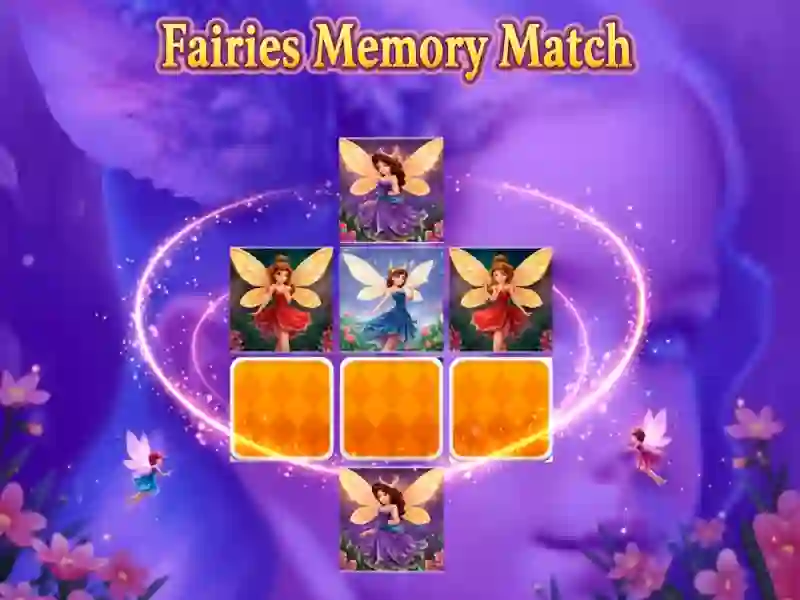 Mchezo Fairies Memory Match online