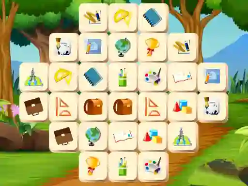 Mchezo School Mahjong Deluxe online